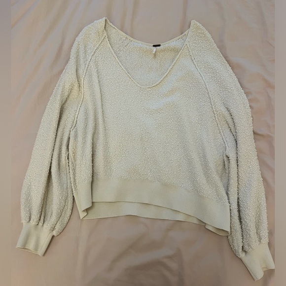 Free People Found My Friend Boucle Sweater - Picture 2 of 4
